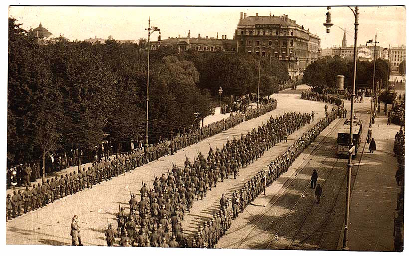 German troops Riga 1917
